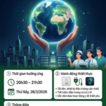 SỞ Y TẾ QUẢNG NINH TRIỂN KHAI TUYÊN TRUYỀN HƯỞNG ỨNG PHONG TRÀO SỬ DỤNG NĂNG LƯỢNG TIẾT KIỆM, HIỆU QUẢ VÀ CHIẾN DỊCH GIỜ TRÁI ĐẤT 2026