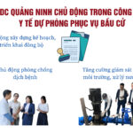 CDC Quảng Ninh chủ động bảo đảm phòng chống dịch bệnh, vệ sinh môi trường phục vụ bầu cử