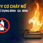 Cảnh báo nguy cơ cháy nổ từ bình ga mini